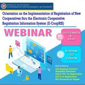 www.cda.coopris|ONLINE ORIENTATION ON E.